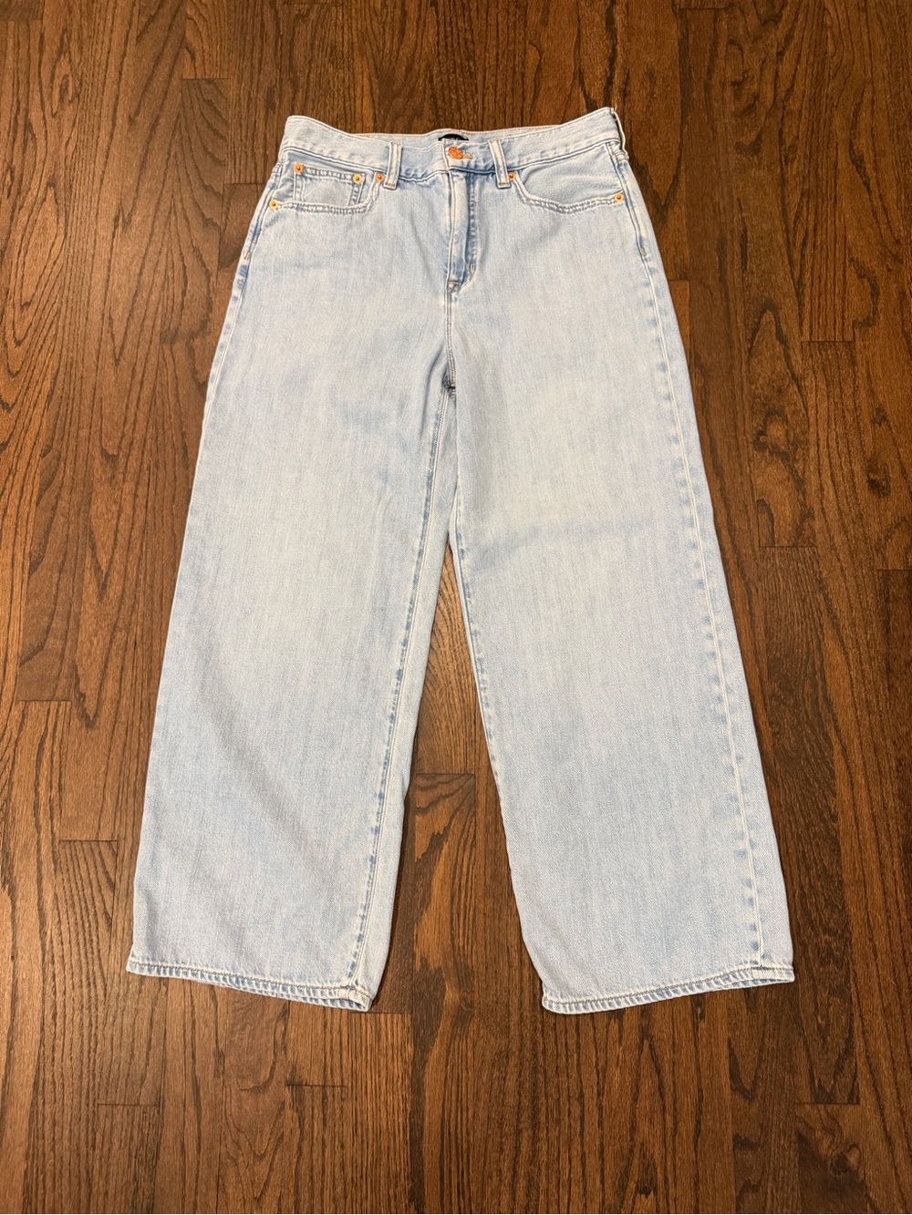 J. Crew Light Blue Wide-Leg Jeans